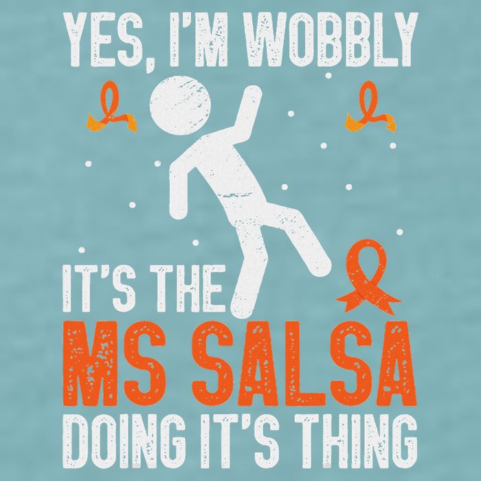 Multiple Sclerosis Awareness Ms Sueded Cloud Jersey T-Shirt