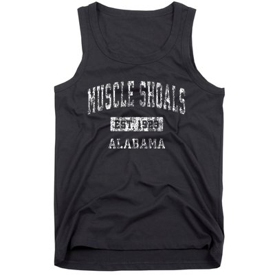 Muscle Shoals Alabama Al Vintage Sports Established Design Tank Top