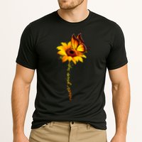 Multiple Sclerosis Awareness Sunflower Butterfly Cooling Performance Crew T-Shirt