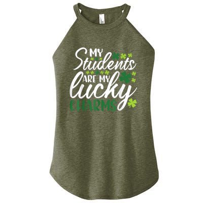 My Students Are My Lucky Charms Teacher St Patrick's Day Women’s Perfect Tri Rocker Tank