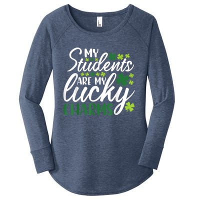 My Students Are My Lucky Charms Teacher St Patrick's Day Women's Perfect Tri Tunic Long Sleeve Shirt