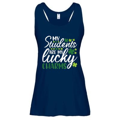 My Students Are My Lucky Charms Teacher St Patrick's Day Ladies Essential Flowy Tank