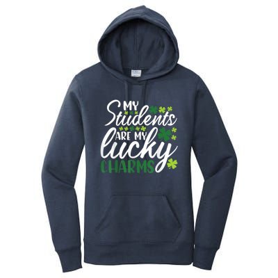 My Students Are My Lucky Charms Teacher St Patrick's Day Women's Pullover Hoodie