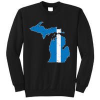 Michigan Stripe Across The State Sweatshirt