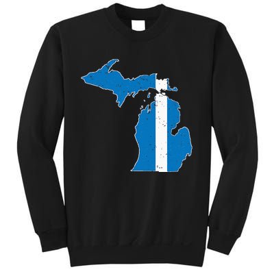 Michigan Stripe Across The State Sweatshirt