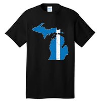 Michigan Stripe Across The State Tall T-Shirt