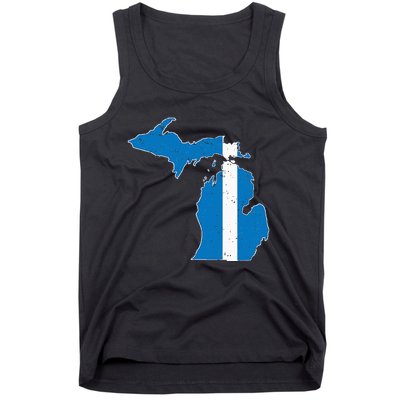 Michigan Stripe Across The State Tank Top