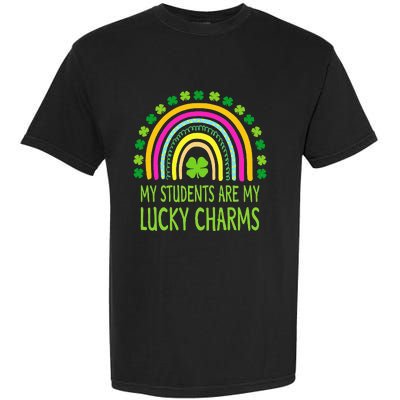 My Students Are My Lucky Charms Teacher St Patricks Day Garment-Dyed Heavyweight T-Shirt