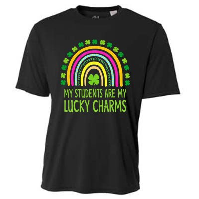 My Students Are My Lucky Charms Teacher St Patricks Day Cooling Performance Crew T-Shirt