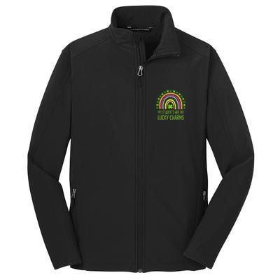 My Students Are My Lucky Charms Teacher St Patricks Day Core Soft Shell Jacket