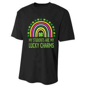 My Students Are My Lucky Charms Teacher St Patricks Day Performance Sprint T-Shirt