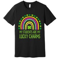 My Students Are My Lucky Charms Teacher St Patricks Day Premium T-Shirt