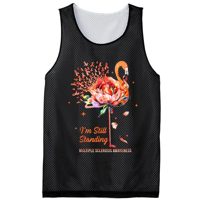Multiple Sclerosis Awareness, I’m Still Standing MS Warrior Mesh Reversible Basketball Jersey Tank