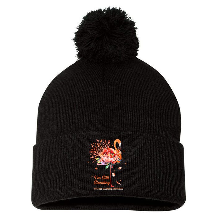 Multiple Sclerosis Awareness, I’m Still Standing MS Warrior Pom Pom 12in Knit Beanie