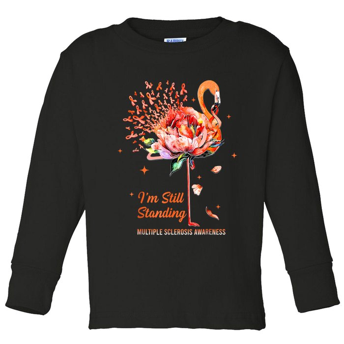 Multiple Sclerosis Awareness, I’m Still Standing MS Warrior Toddler Long Sleeve Shirt