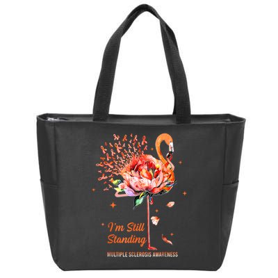 Multiple Sclerosis Awareness, I’m Still Standing MS Warrior Zip Tote Bag