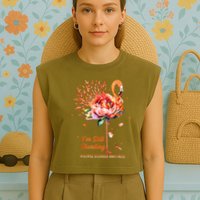 Multiple Sclerosis Awareness, I’m Still Standing MS Warrior Garment-Dyed Women's Muscle Tee