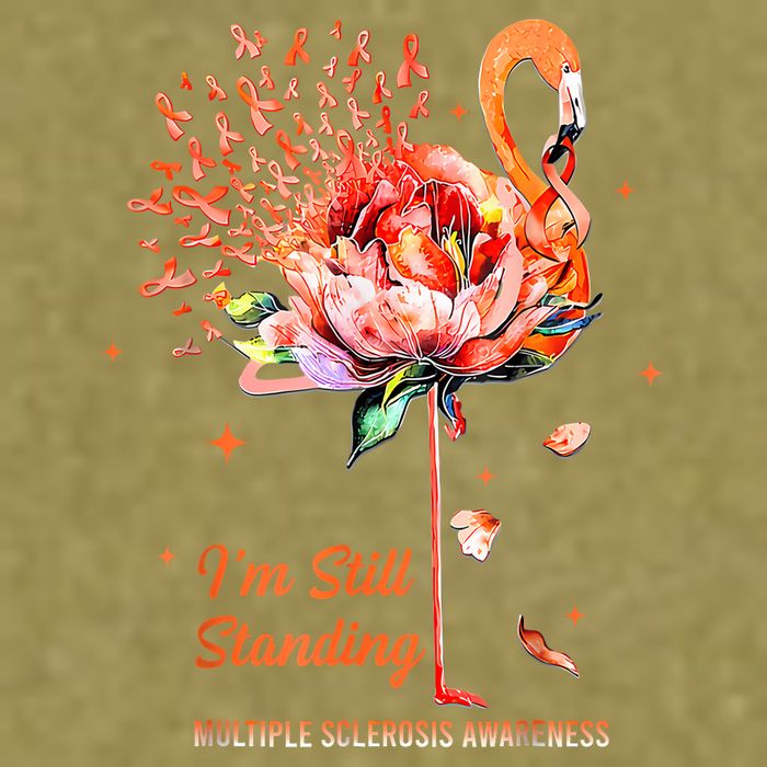 Multiple Sclerosis Awareness, I’m Still Standing MS Warrior Garment-Dyed Women's Muscle Tee