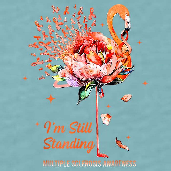 Multiple Sclerosis Awareness, I’m Still Standing MS Warrior Sueded Cloud Jersey T-Shirt