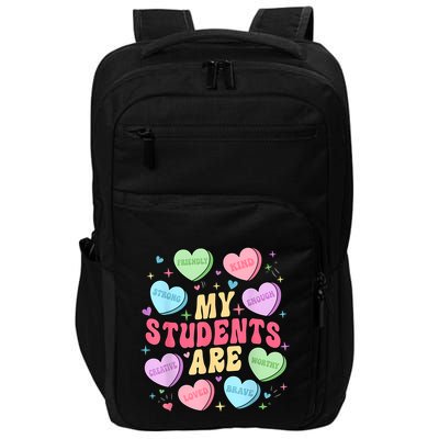 My Students Are Teacher Valentines Day Candy Positive Hearts Impact Tech Backpack