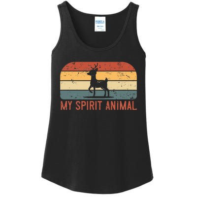 My Spirit Animal Is A Deer Ladies Essential Tank