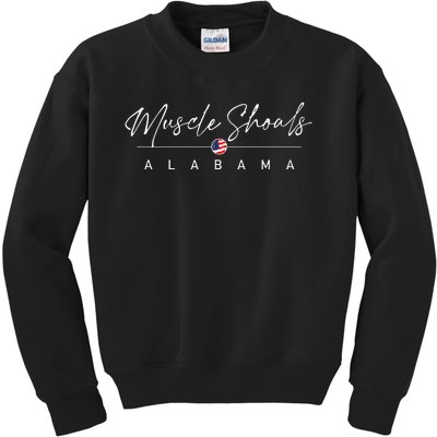 Muscle Shoals Alabama Kids Sweatshirt