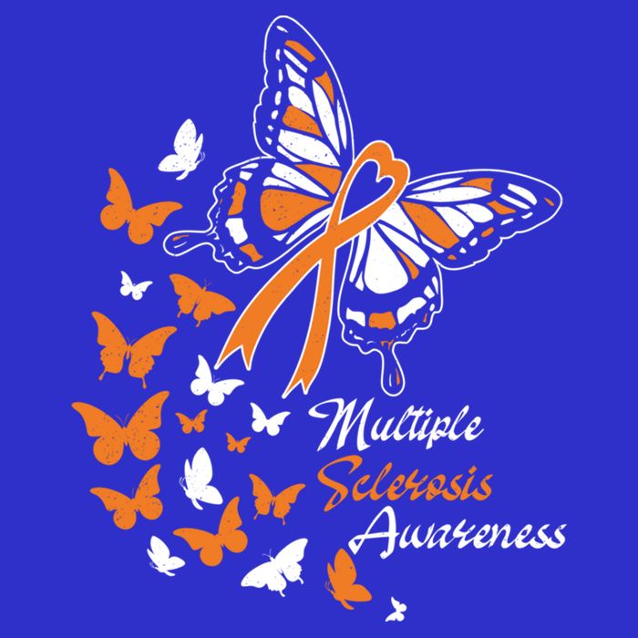 Multiple Sclerosis Awareness Butterflies Gift Cute Gift Funny Gift 16 in Basic Backpack