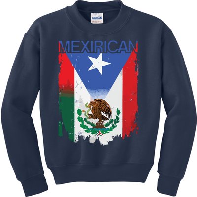 Mexico Sacred Aztec Calendar Mexican Eagle Archeological Kids Sweatshirt