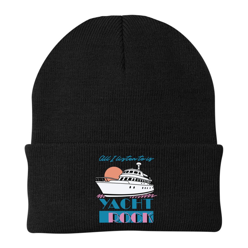 Middleclassfancy Store All I Listen To Is Yacht Rock Beanie