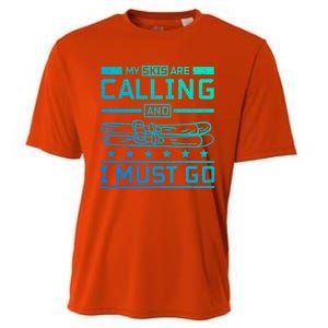 My Skis Are Calling And I Must Go Gift Cooling Performance Crew T-Shirt