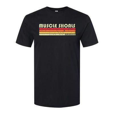 Muscle Shoals Al Alabama Funny City Home Roots Gift Retro Softstyle CVC T-Shirt