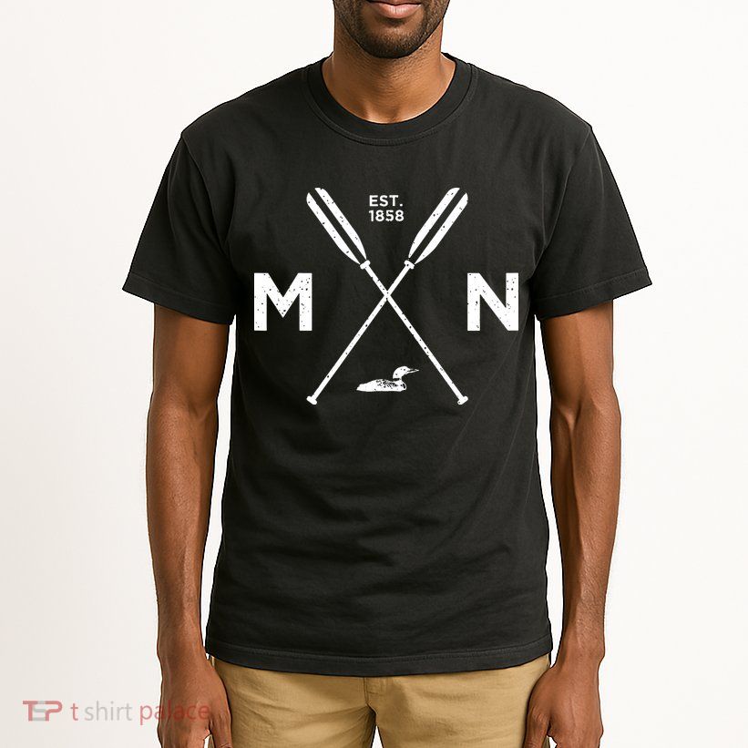 Minnesota State Awesome Mn Nice Adventure 1858 Loon Tall T-Shirt