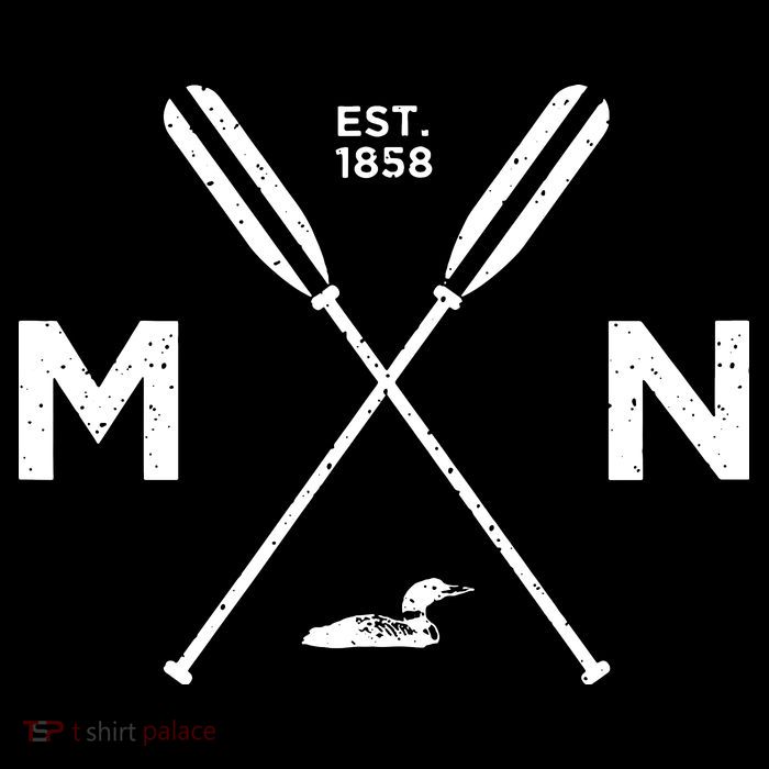 Minnesota State Awesome Mn Nice Adventure 1858 Loon Tall T-Shirt