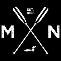 Minnesota State Awesome Mn Nice Adventure 1858 Loon Button