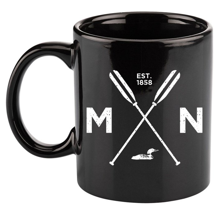 Minnesota State Awesome Mn Nice Adventure 1858 Loon 11oz C Handle Ceramic Mug