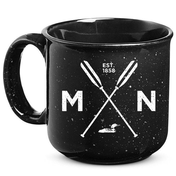 Minnesota State Awesome Mn Nice Adventure 1858 Loon 15oz Campfire Ceramic Mug