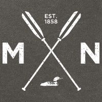 Minnesota State Awesome Mn Nice Adventure 1858 Loon Cotton Canvas Backpack