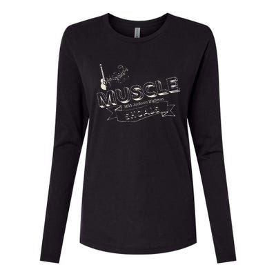 Muscle Shoals Alabama 3614 Jackson Highway Music Souvenir Womens Cotton Relaxed Long Sleeve T-Shirt