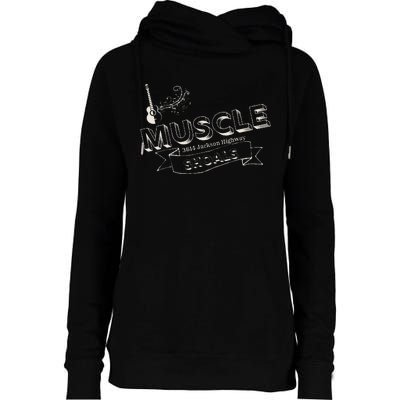 Muscle Shoals Alabama 3614 Jackson Highway Music Souvenir Womens Funnel Neck Pullover Hood