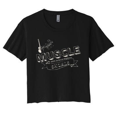 Muscle Shoals Alabama 3614 Jackson Highway Music Souvenir Women's Crop Top Tee