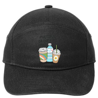Multiple S At Once Club Funny Multiple S Gift 7-Panel Snapback Hat