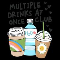 Multiple S At Once Club Funny Multiple S Gift Drawstring Bag