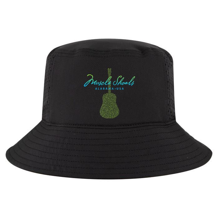 Muscle Shoals Alabama Guitar Design Cool Comfort Performance Bucket Hat