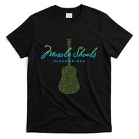 Muscle Shoals Alabama Guitar Design T-Shirt