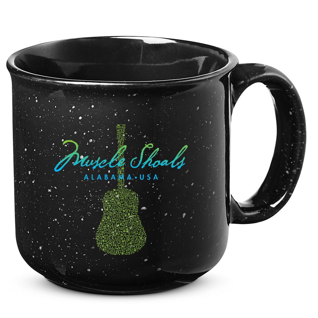 Muscle Shoals Alabama Guitar Design 15oz Campfire Ceramic Mug