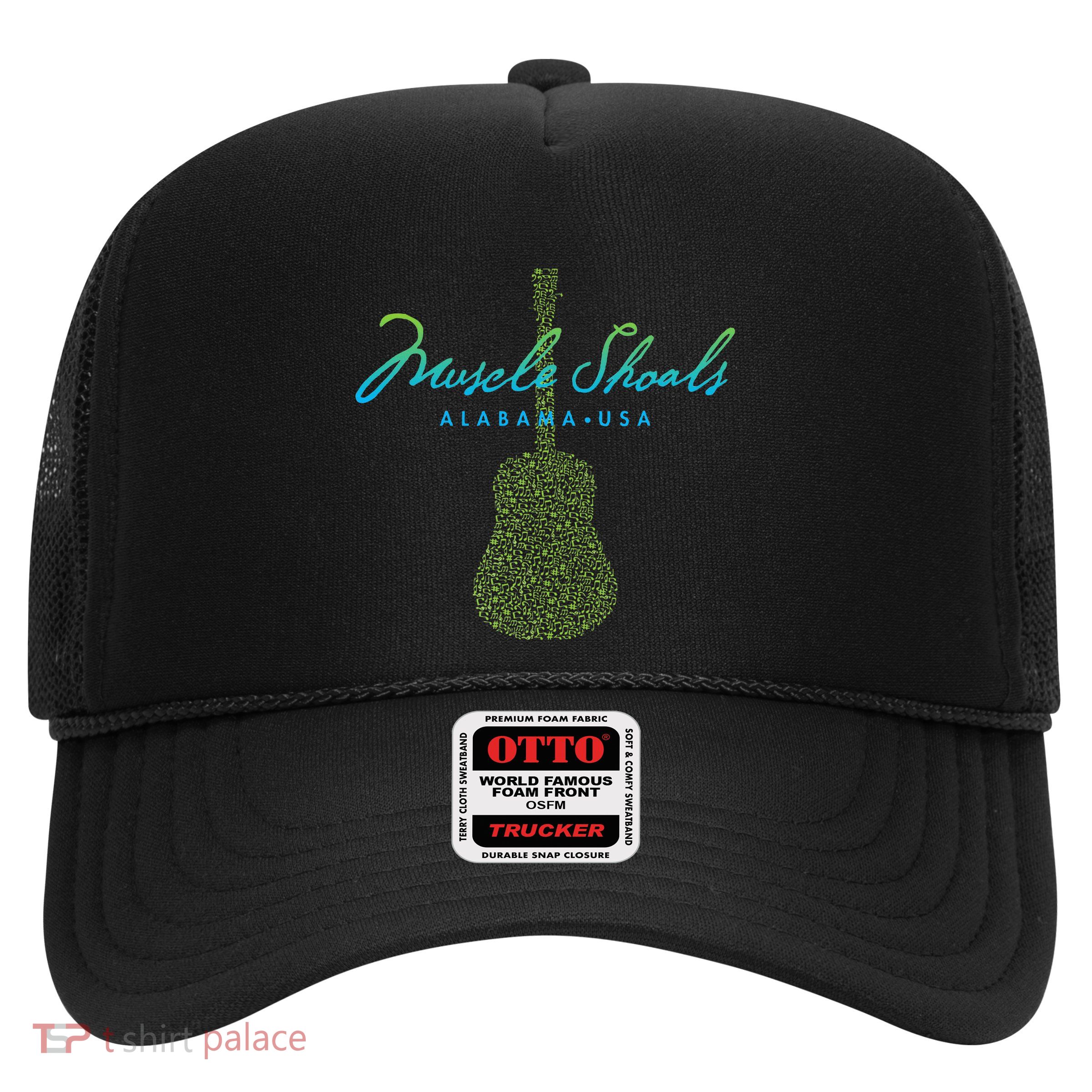 Muscle Shoals Alabama Guitar Design Trucker Hat