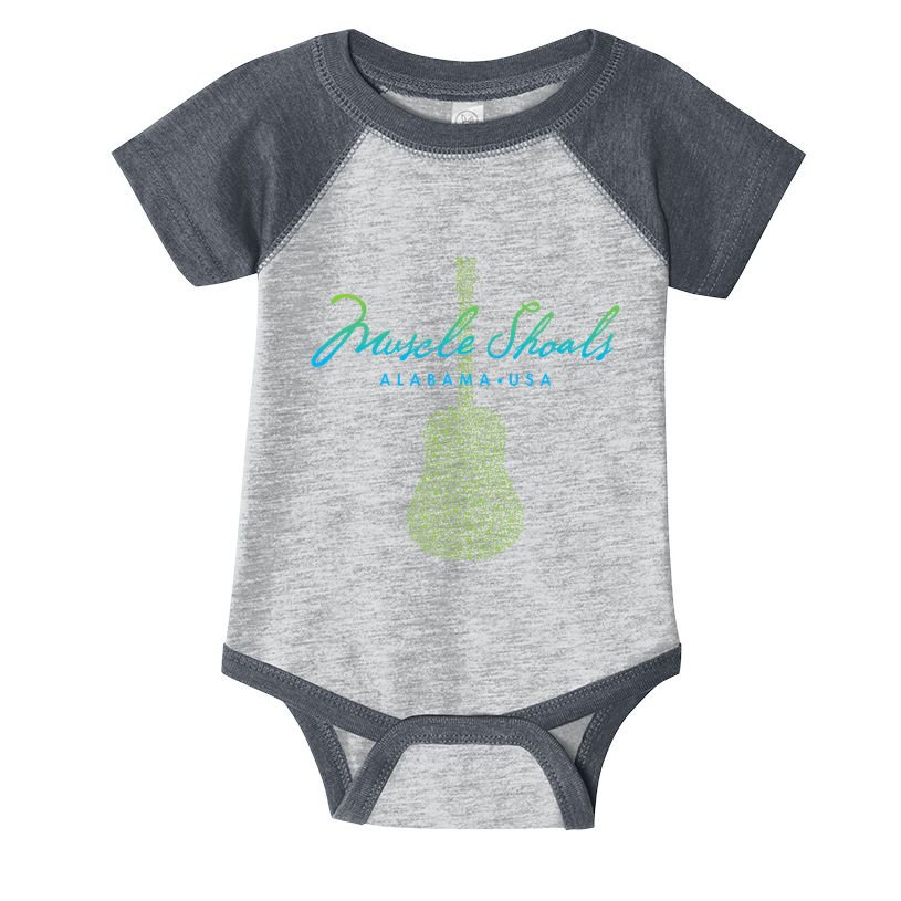 Muscle Shoals Alabama Guitar Design Infant Baby Jersey Bodysuit