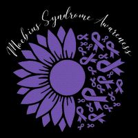 Moebius Syndrome Awareness Sunflower Purple Ribbon Support 16 in Basic Backpack