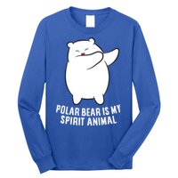 My Spirit Animal Is A Polar Bear Cute Polar Bear Lover Gift Long Sleeve Shirt