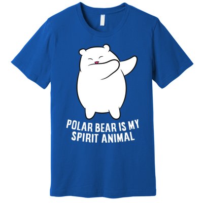 My Spirit Animal Is A Polar Bear Cute Polar Bear Lover Gift Premium T-Shirt